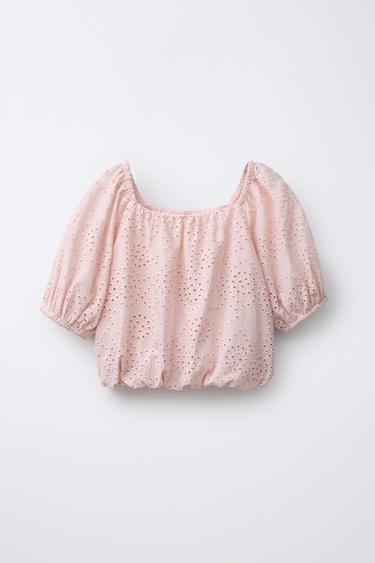 TOP GLOBO SCHIFFLY - Rosa de Zara - Imagen 0