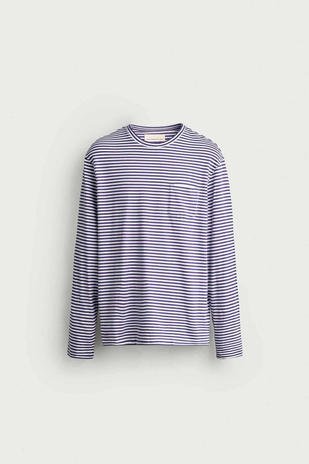 STRIPED REGULAR FIT LONG SLEEVE T-SHIRT