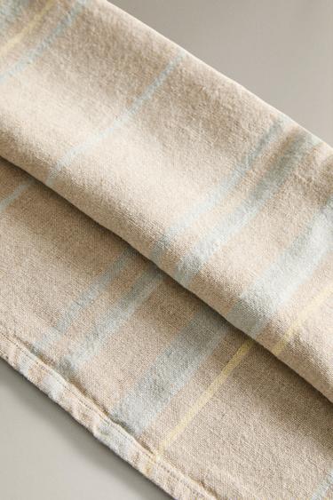 SERVIETTE DE BAIN LIN RAYURES - Multicolore de Zara - Image 3
