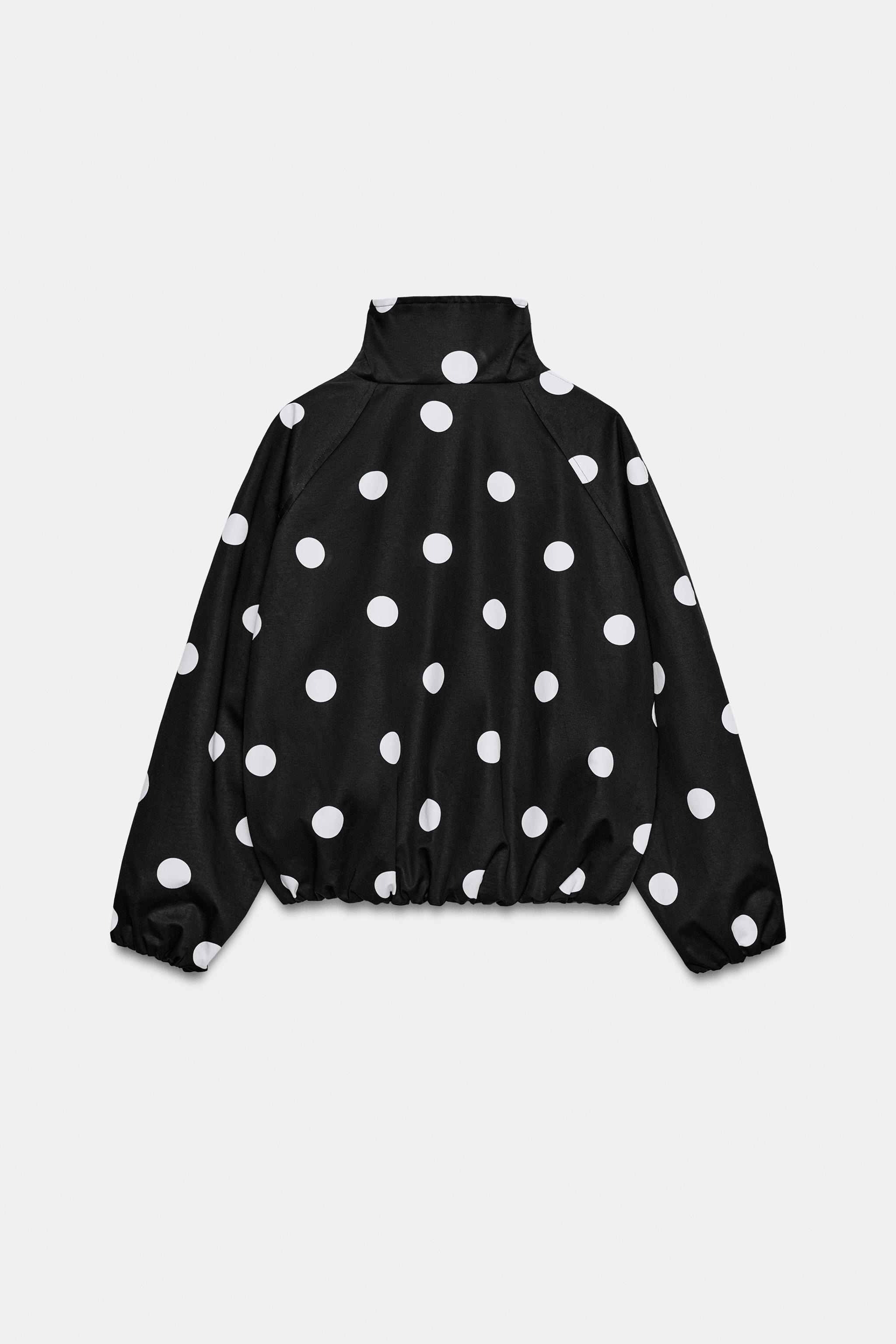 POLKA DOT BOMBER JACKET