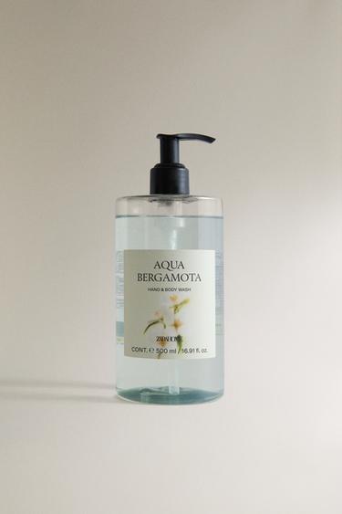 SAPONE LIQUIDO AQUA BERGAMOTA (500 ML) - Verde pastello di Zara