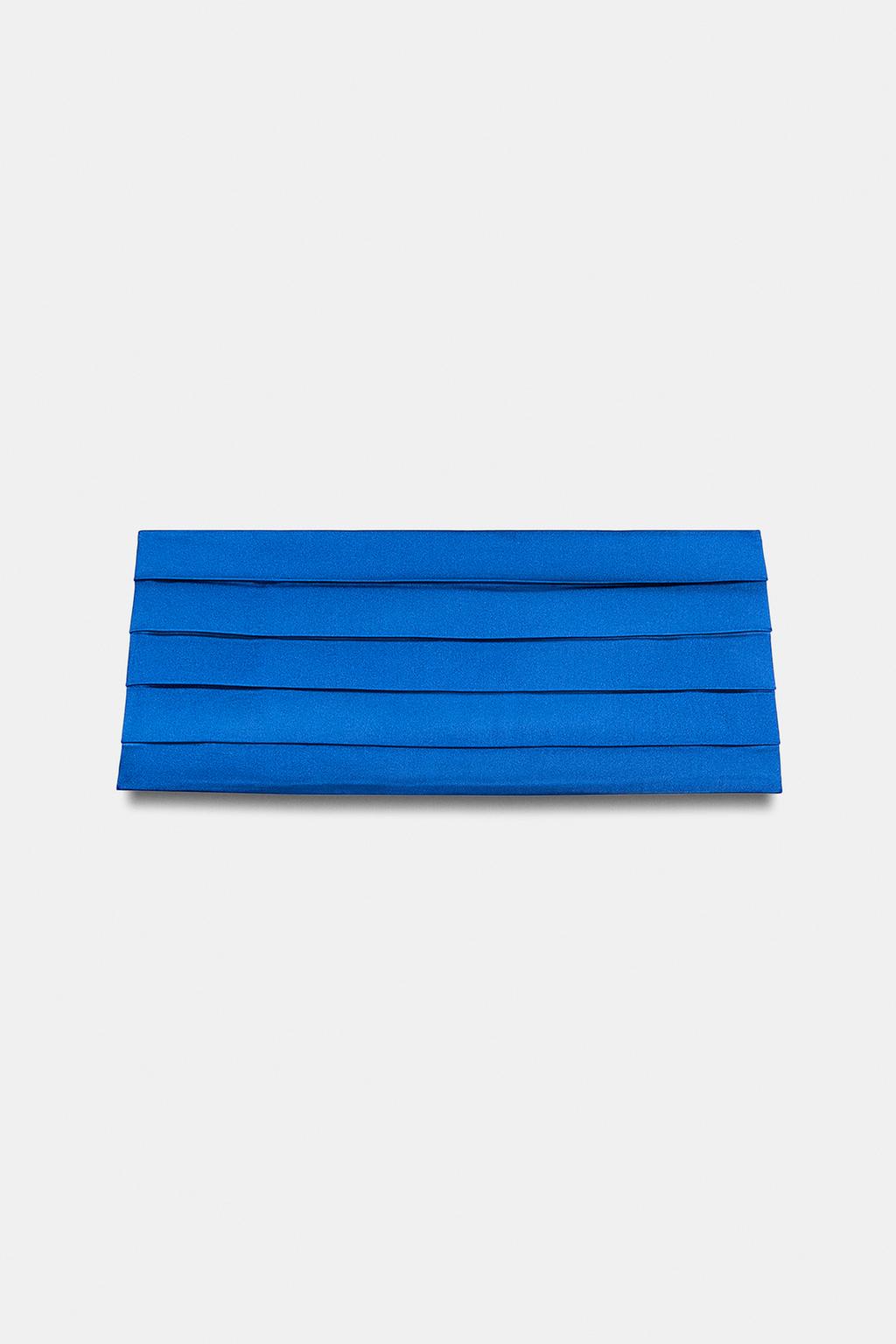 PLEATED CUMMERBUND BELT