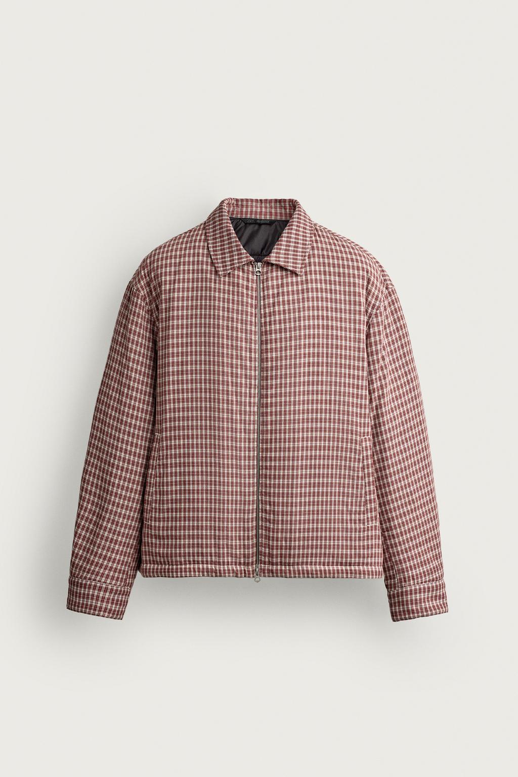 QUILTED CHECKED OVERSHIRT