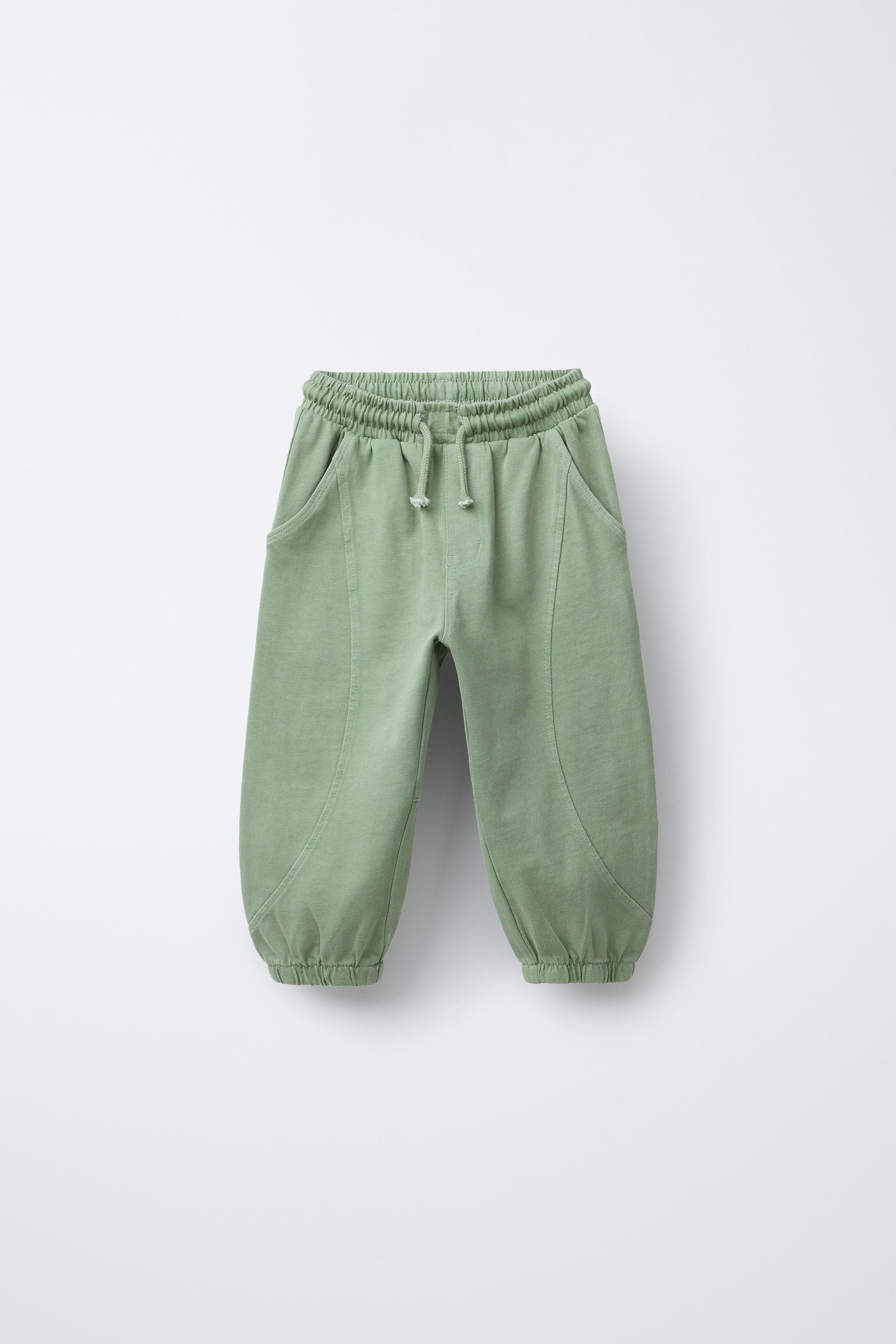 HEAVY JOGGING PANTS - Green | ZARA United States