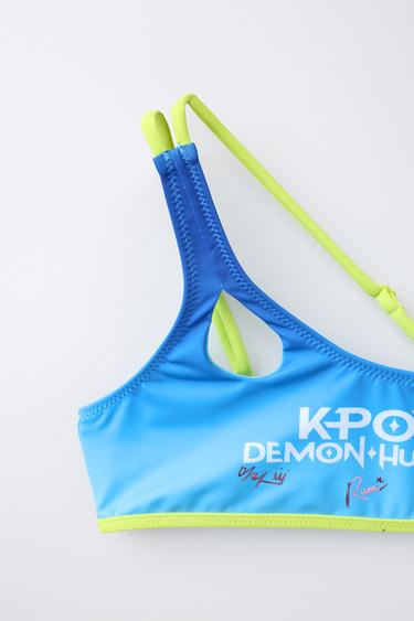 6–14 YEARS | CUT-OUT KPOP DEMON HUNTERS™ NETFLIX © BIKINI - Blue by Zara - Image 2