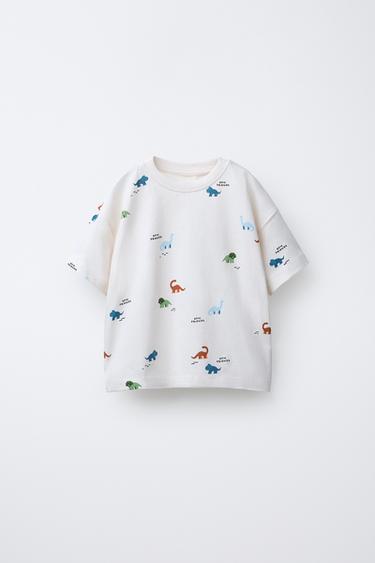 CAMISETA ESTAMPADO - Blanco de Zara