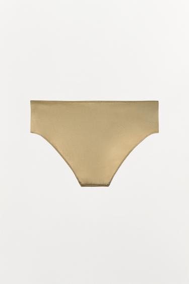 SILK BRIEFS - Light green by Zara - Image 5