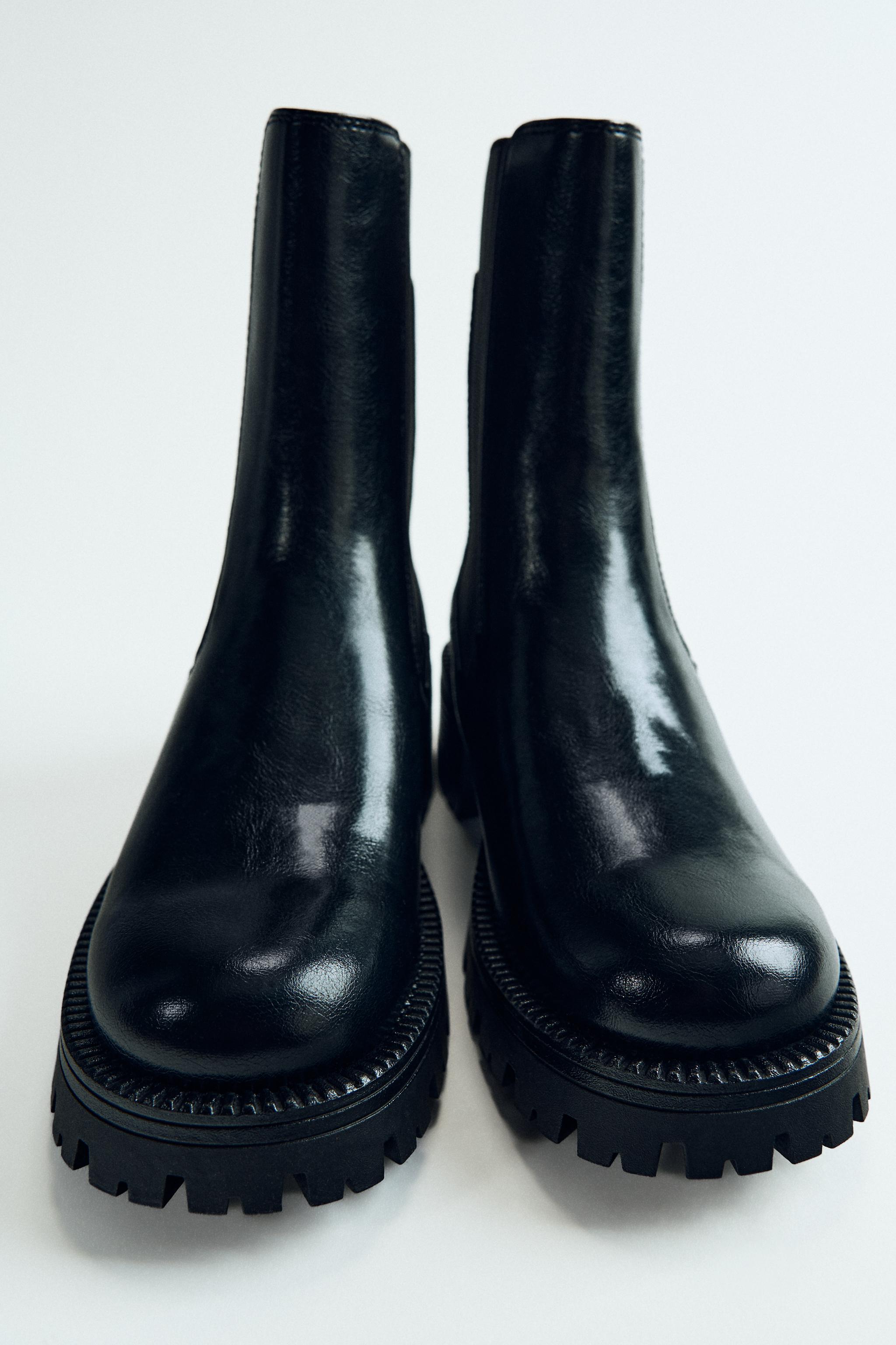 Combat boots pour femme Nouvelle Collection en ligne ZARA Belgique