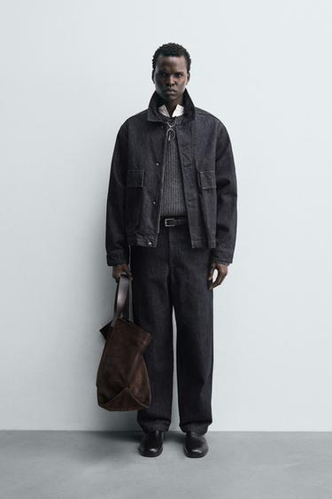 CAÇADORA DENIM AMB BUTXAQUES - Indi de Zara