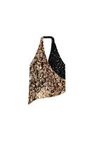 SATIN EFFECT BANDEAU TOP