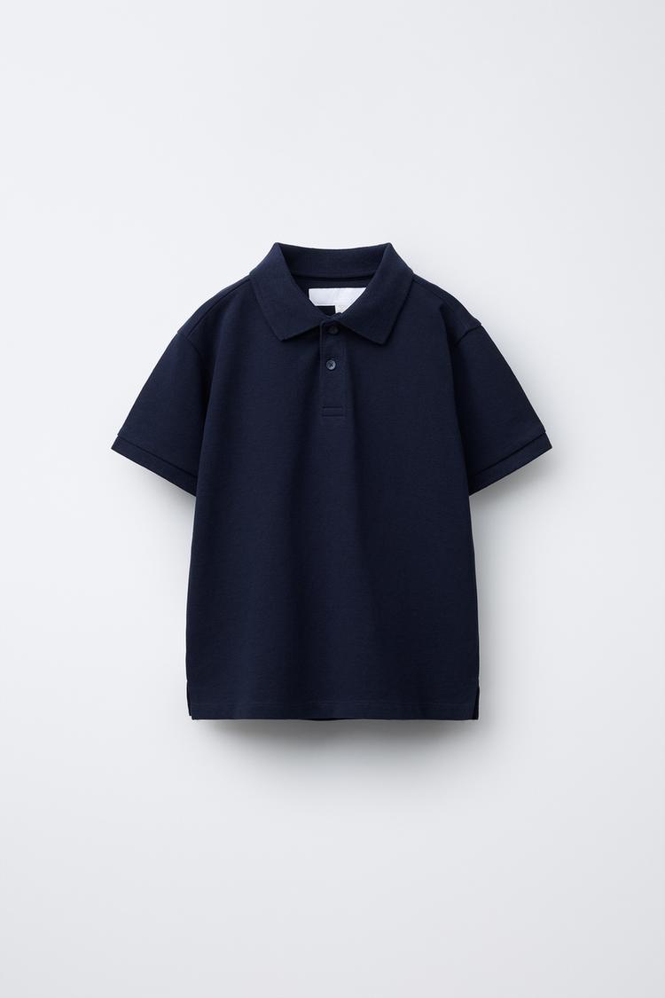 POLO PIQÚE BÁSICO Marino ZARA España