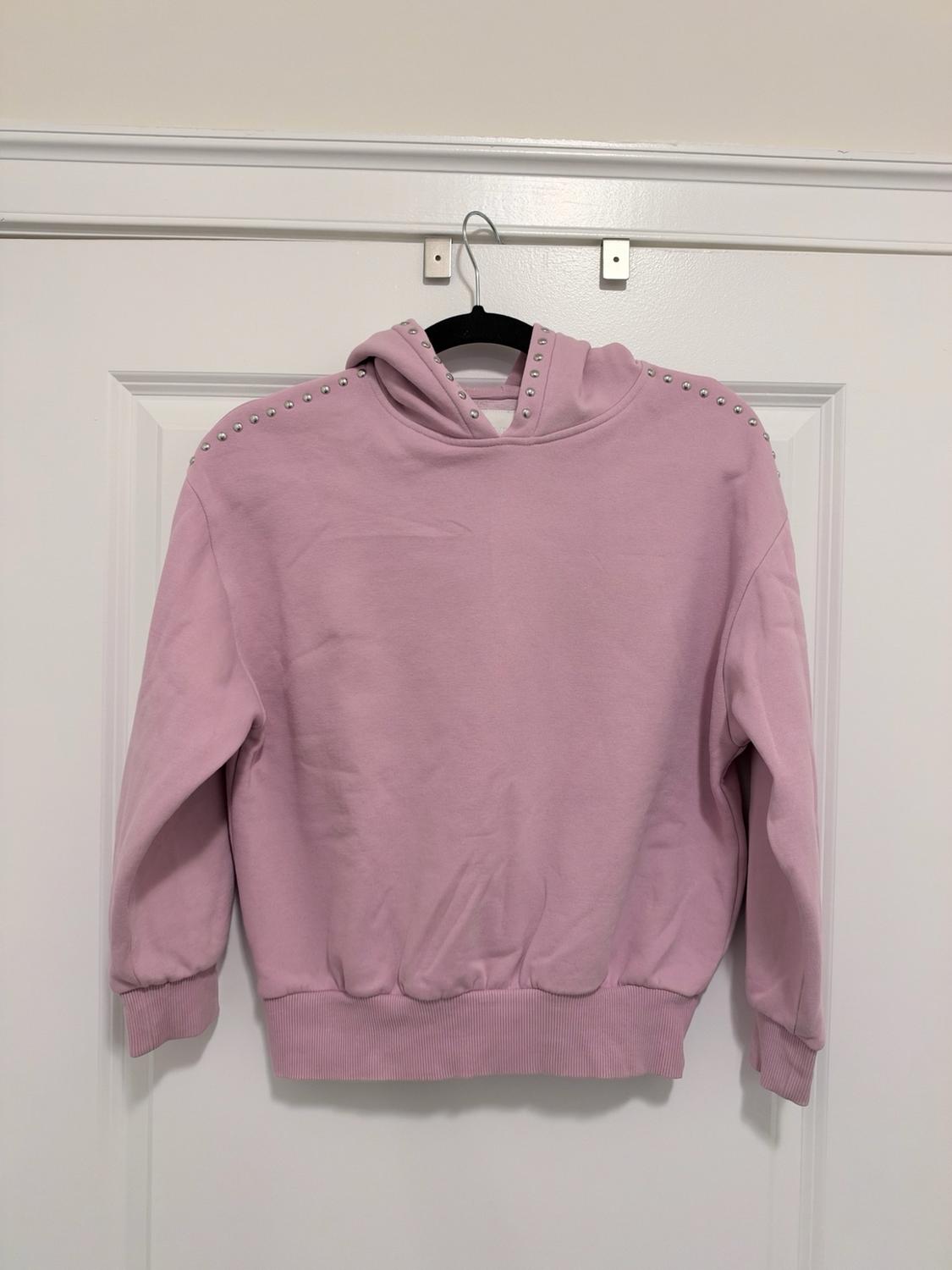 STUDDED HOODIE SWEATSHIRT