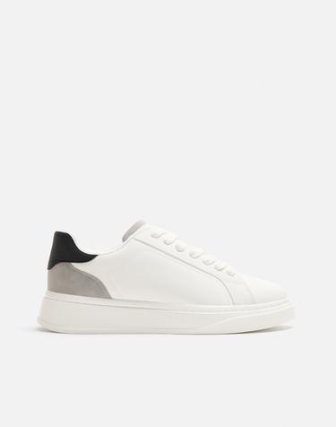 Zara HEEL DETAIL SNEAKERS - Black