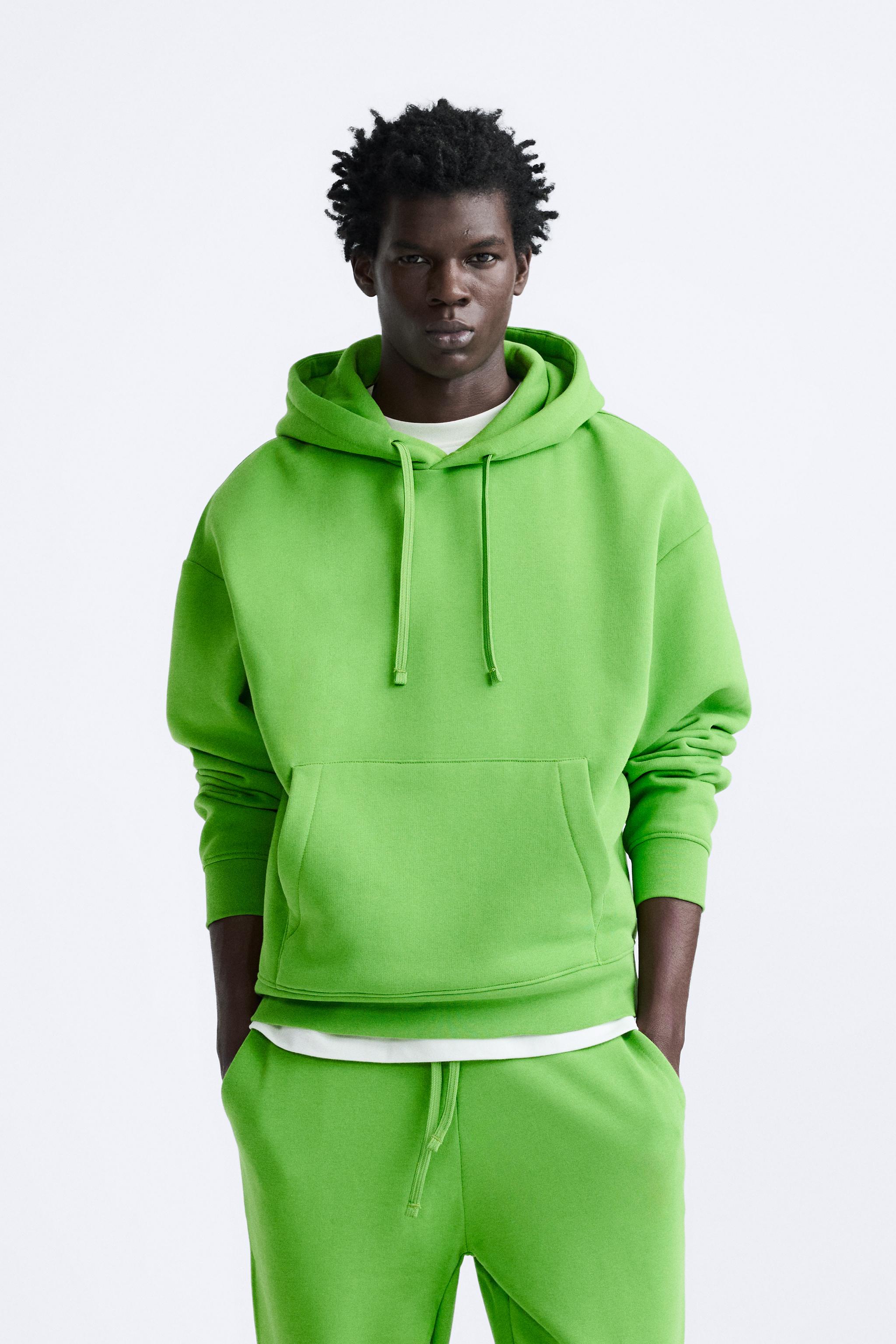 Men neon hoodie online