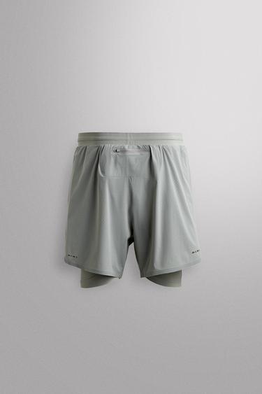 SHORT DE RUNNING 2 EN 1 - Gris perle de Zara - Image 7