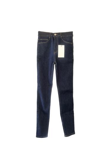 JEANS HIGH RISE SCULP BLEU MARINE