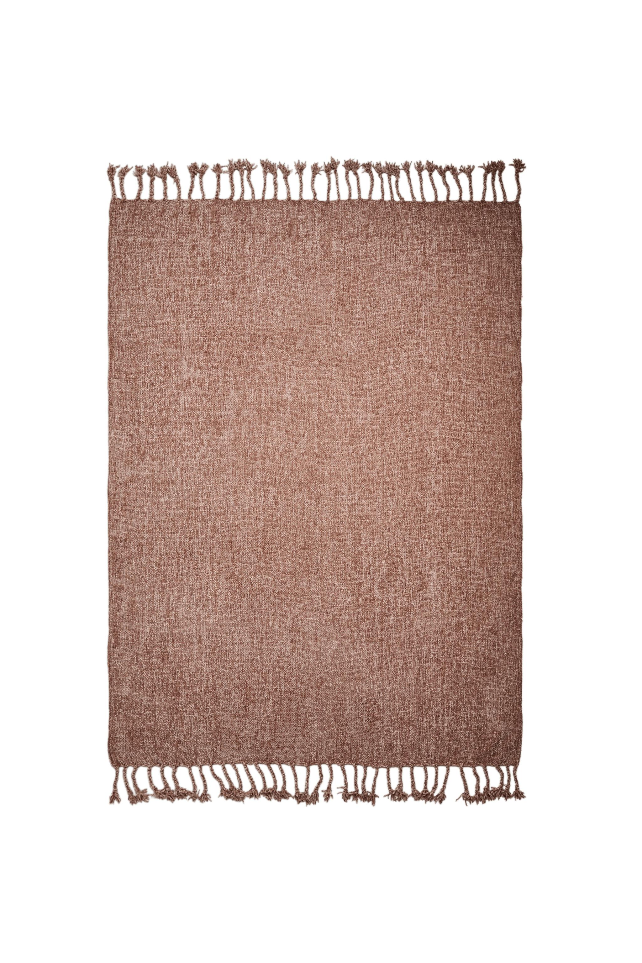 チャンキー シェニール ブランケット - ペールピンク | ZARA Japan / 日本