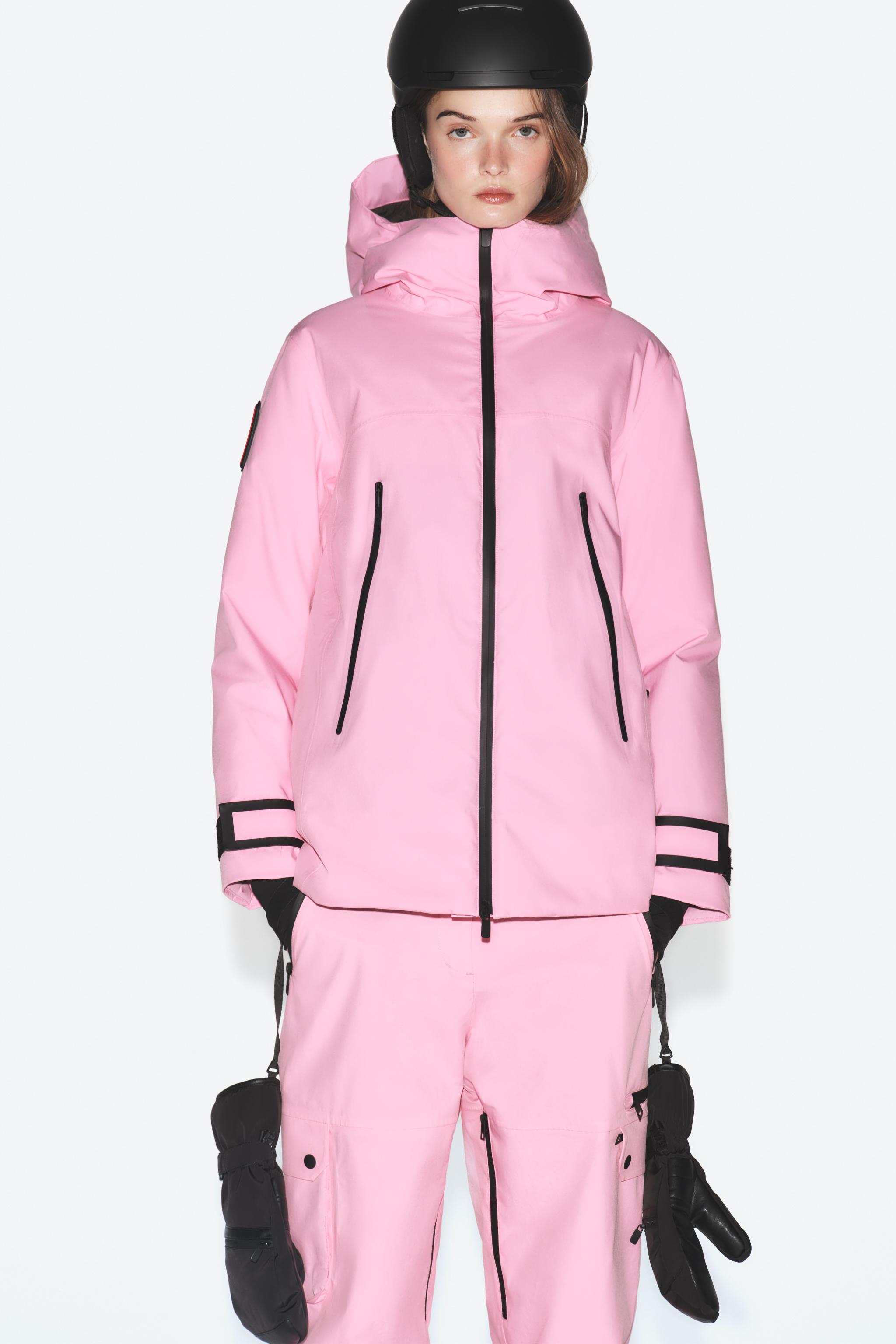 WATER RESISTANT AND WIND PROTECTION ダウンジャケット RECCO® TECHNOLOGY SKI  COLLECTION - ピンク | ZARA Japan / 日本