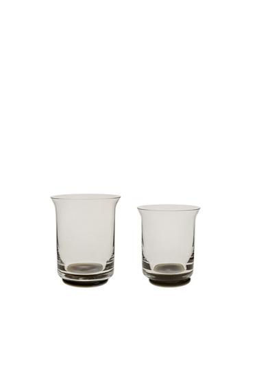 THE AUSSBAD SHORT GLASS - Green by Zara