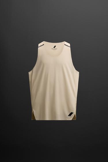 BLOKE KOLOREKO TANK KAMISETA TEKNIKOA - Zuri hautsia, Zara-rena