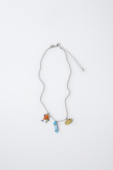 SHAPE PENDANT NECKLACE - Silver by Zara - Image 0