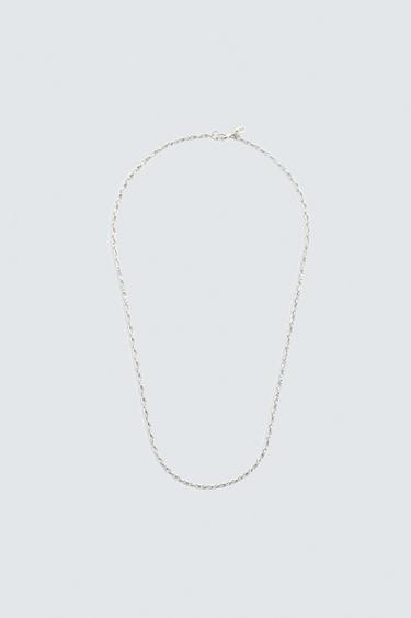 Zara ARTICULATED METAL CHAIN - Silver