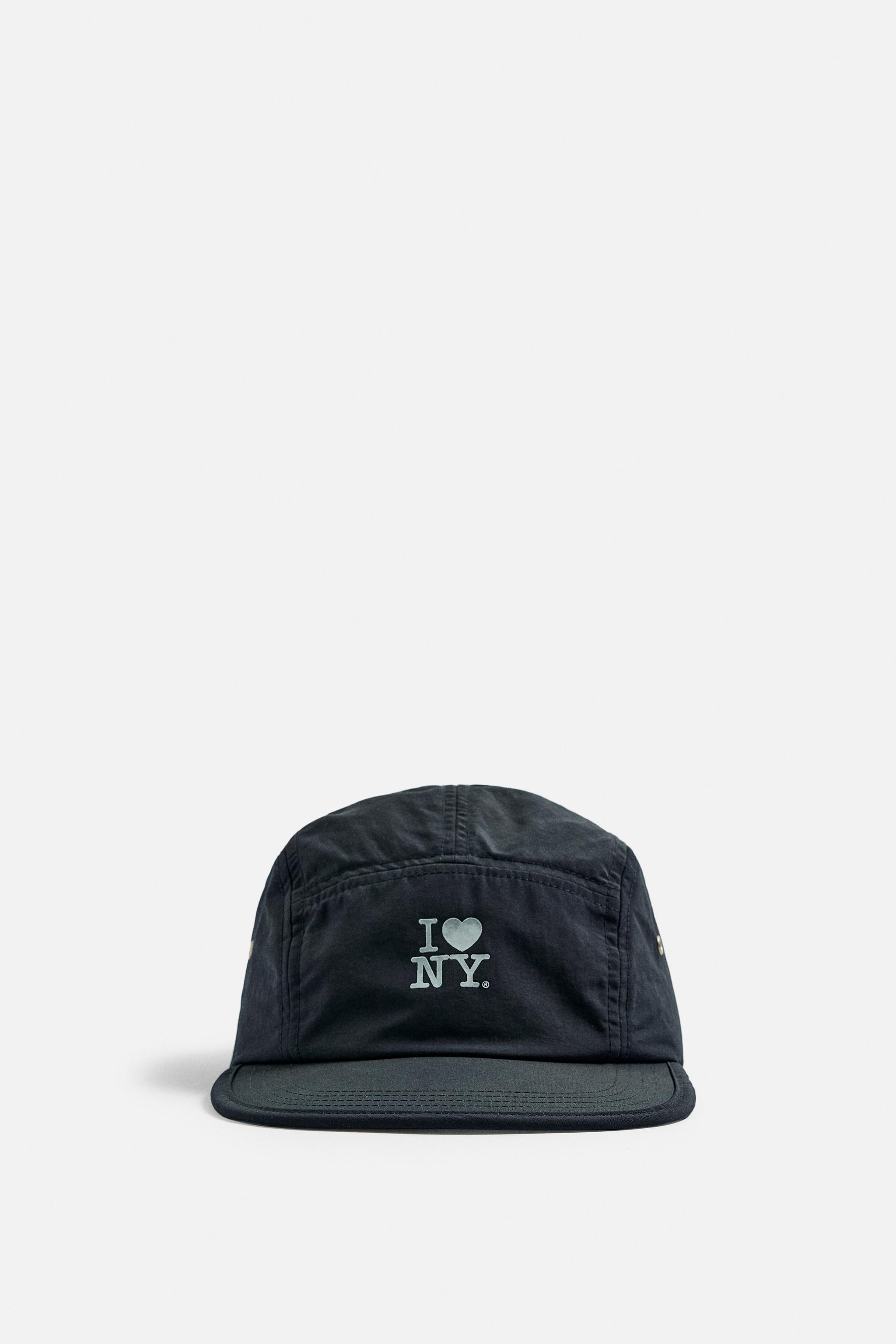I LOVE NEW YORK ® FLAT BILL CAP - Midnight blue | ZARA