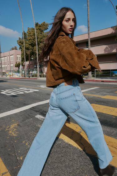 BLOUSON BOMBER 100% CUIR - whisky de Zara - Image 2