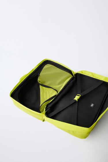 SAC À DOS DE VOYAGE AVEC PIÈCES - Jaune de Zara - Image 3