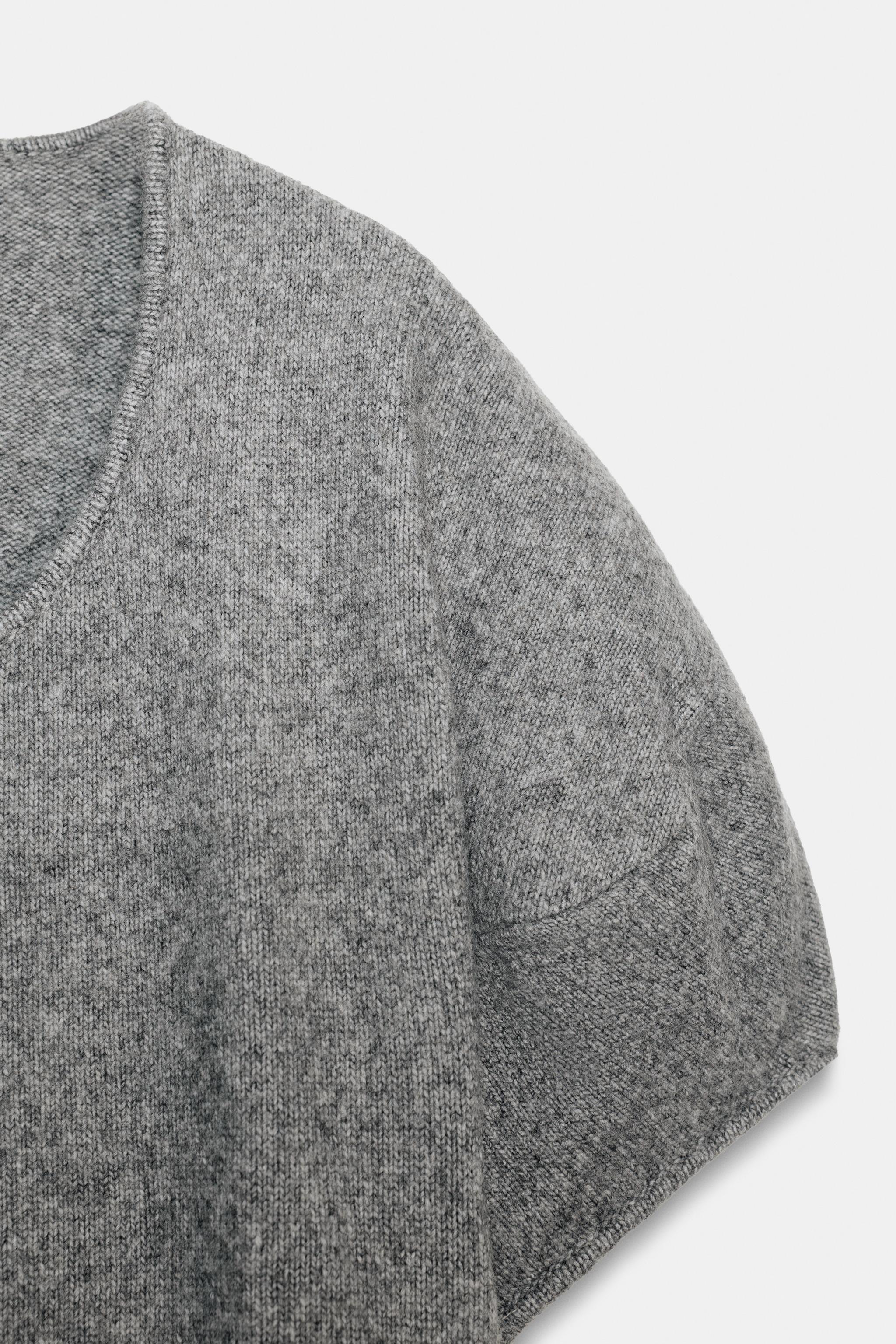 ゆったりニットセーター - グレー | ZARA Japan / 日本