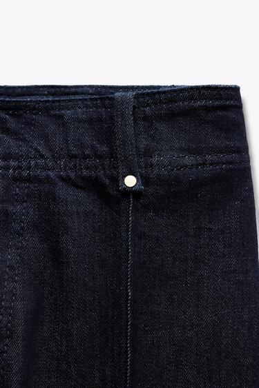 ZW COLLECTION WIDE-LEG HIGH-WAIST JEANS - Blue by Zara - Image 8
