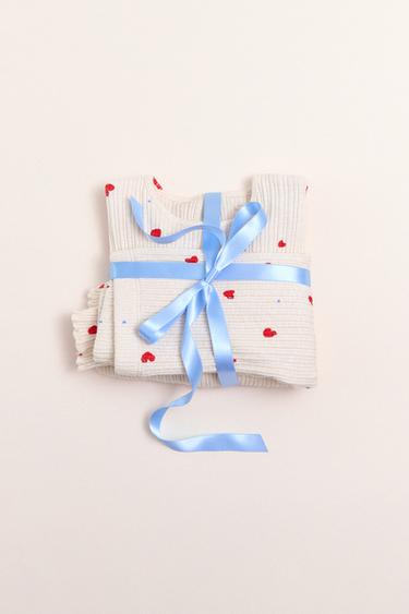 2-14 AÑOS/ PIJAMA CORAZONES - Malva claro de Zara
