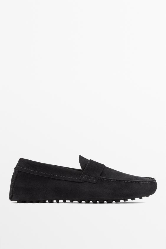 Soft leather ziowa  penny loafers from Zara - $200
