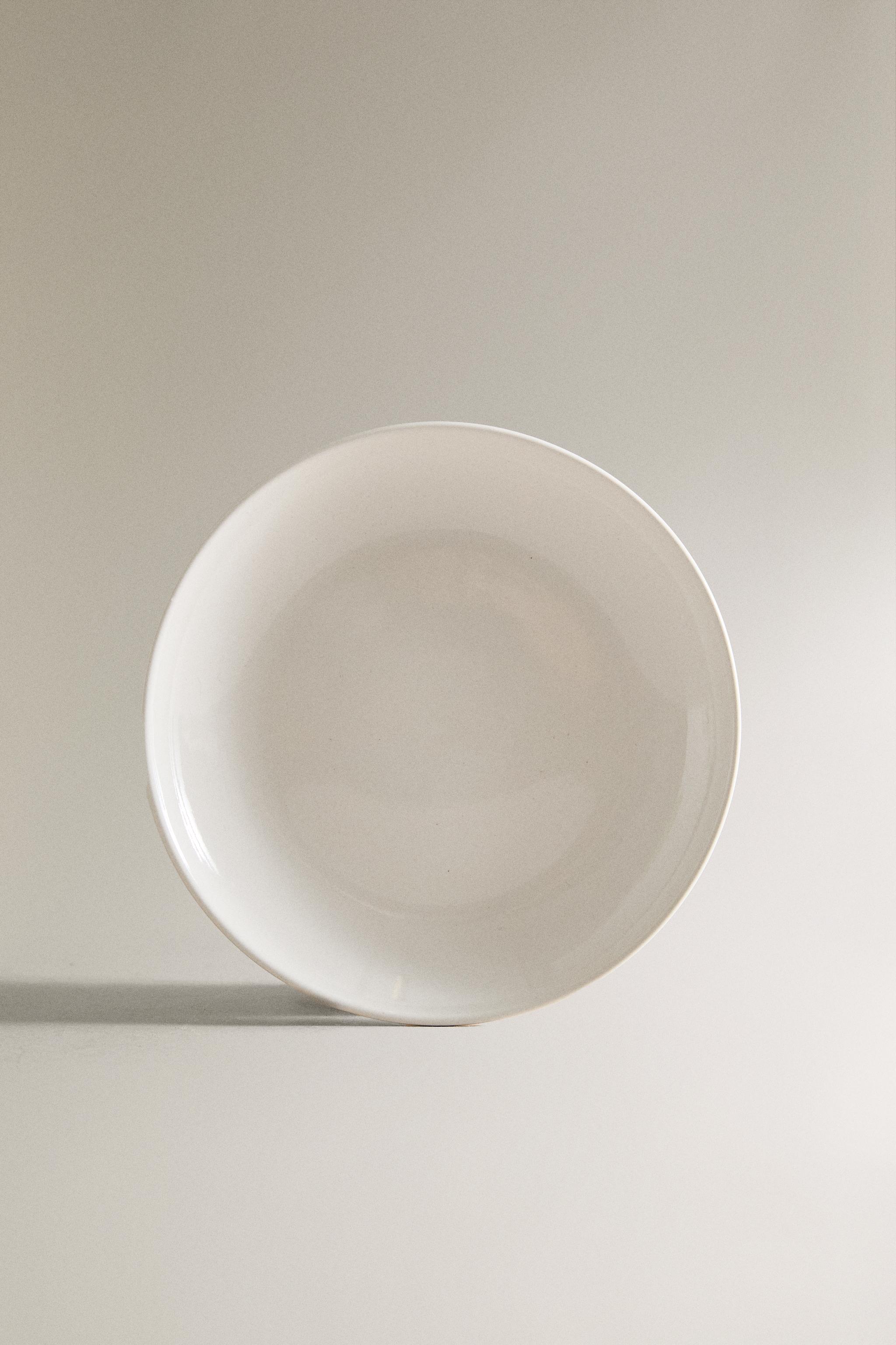 STONEWARE SIDE PLATE — White