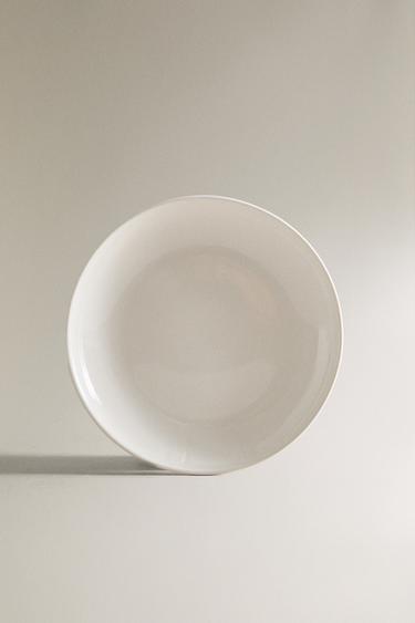 스톤웨어 빵 접시 - Zara 화이트