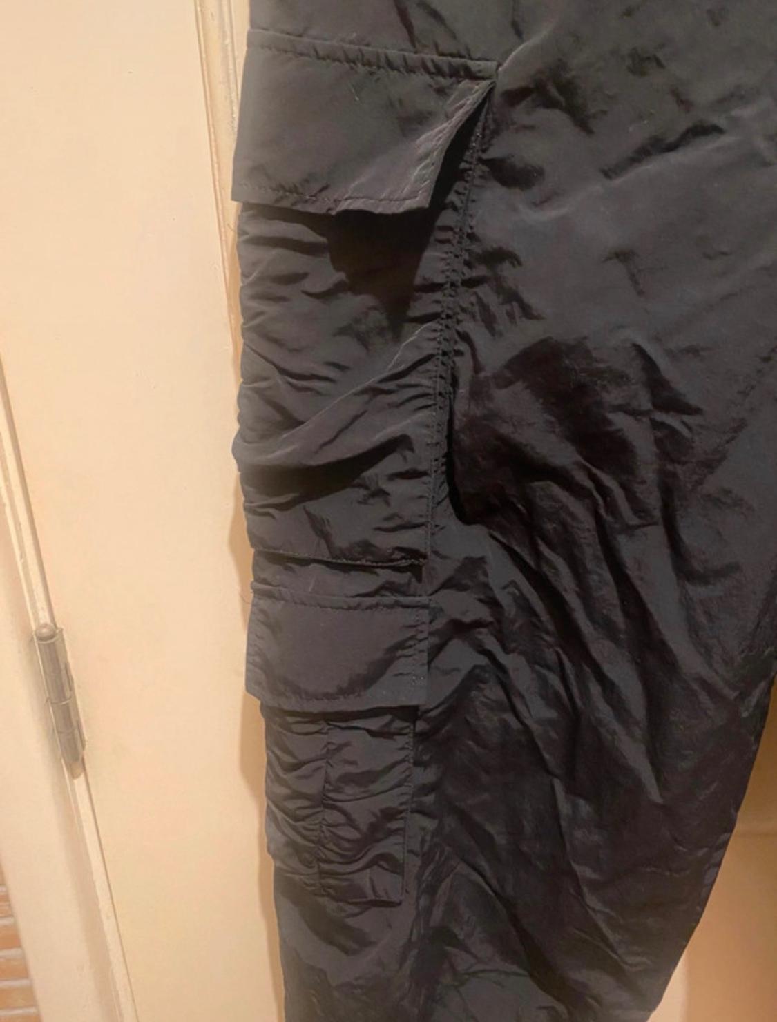 NYLON BLEND PARACHUTE TROUSERS - Image 4