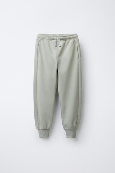 INTERLOCK HOODIE AND JOGGERS SET - Light green by Zara - Image 3