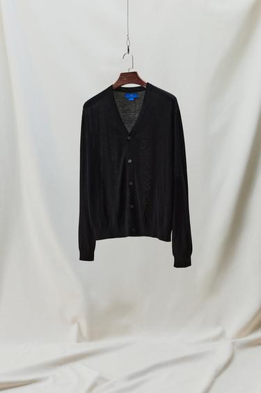 CÁRDIGAN 100% SEDA AARON LEVINE X ZARA - Negro de Zara