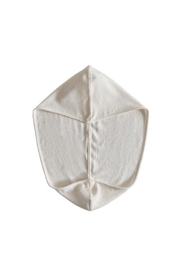 Zara SILK BLEND HAIR TOWEL - 象牙色