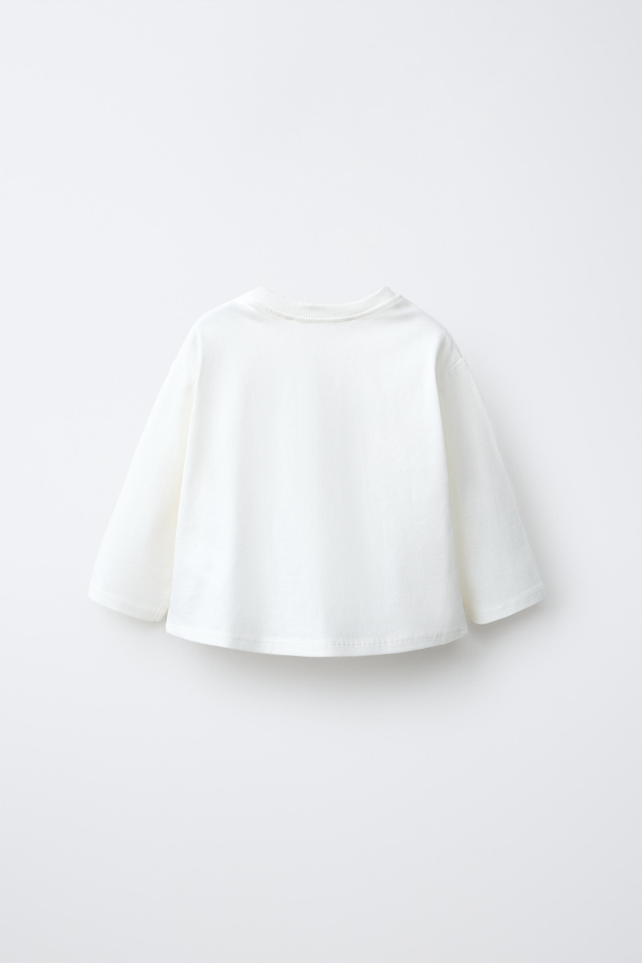 PLAIN T-SHIRT — Ecru