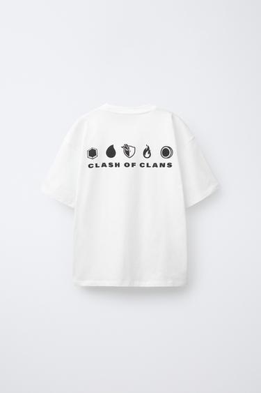 THE WORLD OF CLASH™ PRINT T-SHIRT - Oyster-white by Zara - Image 1