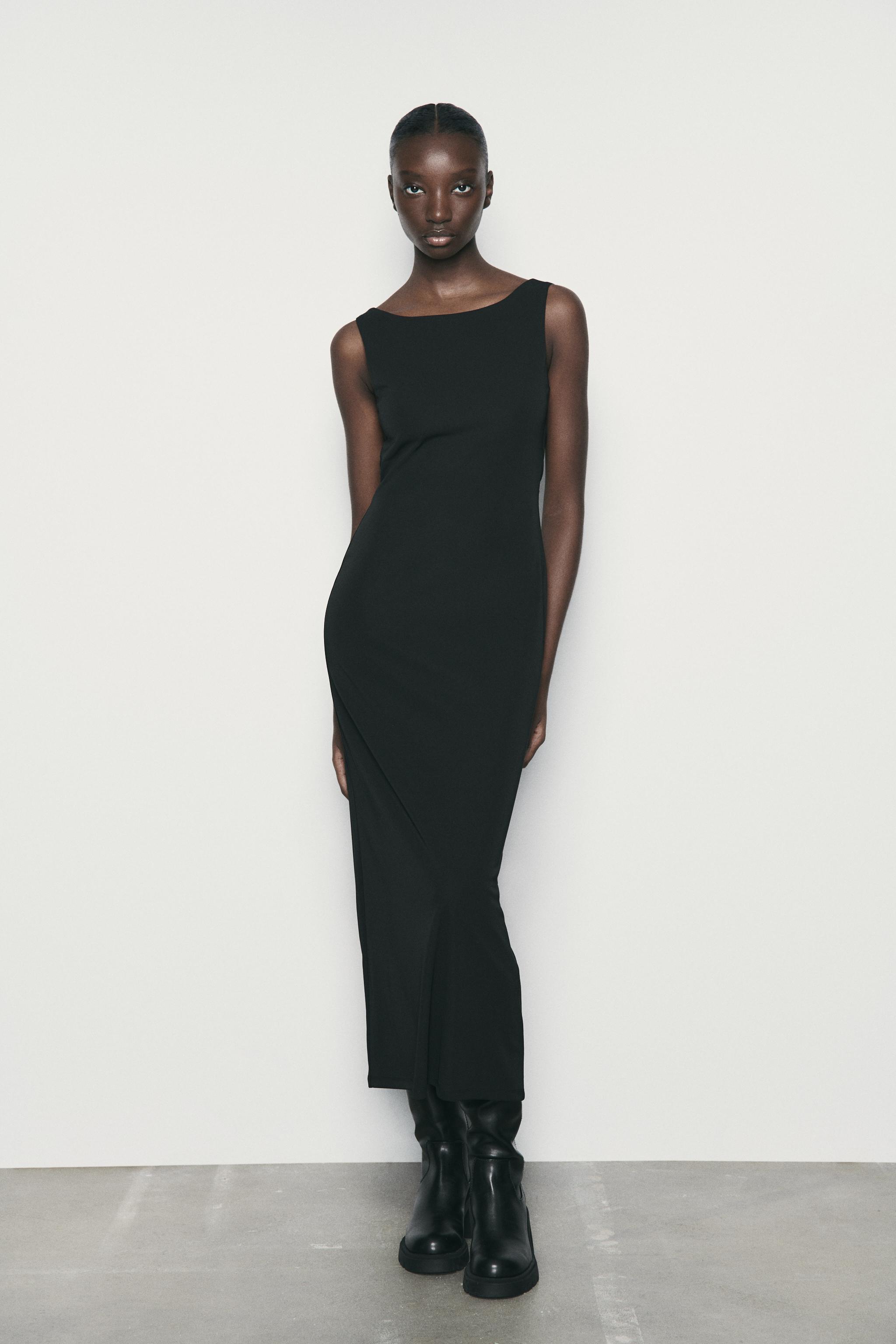 Zara basic 2024 midi dress