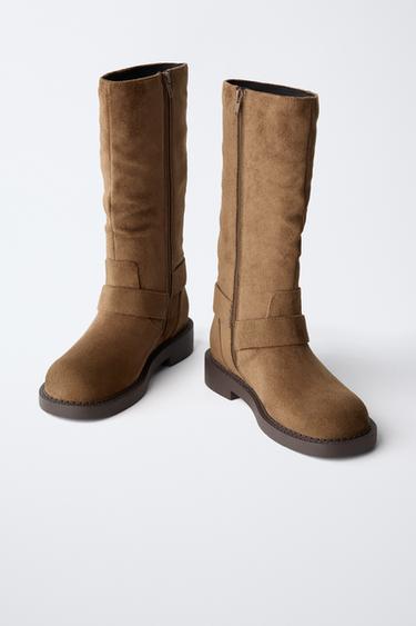 BOTTES À BOUCLES - Marron de Zara - Image 2