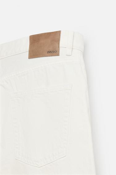 BAGGY FLARE FIT JEANS - Oyster-white by Zara - Image 9