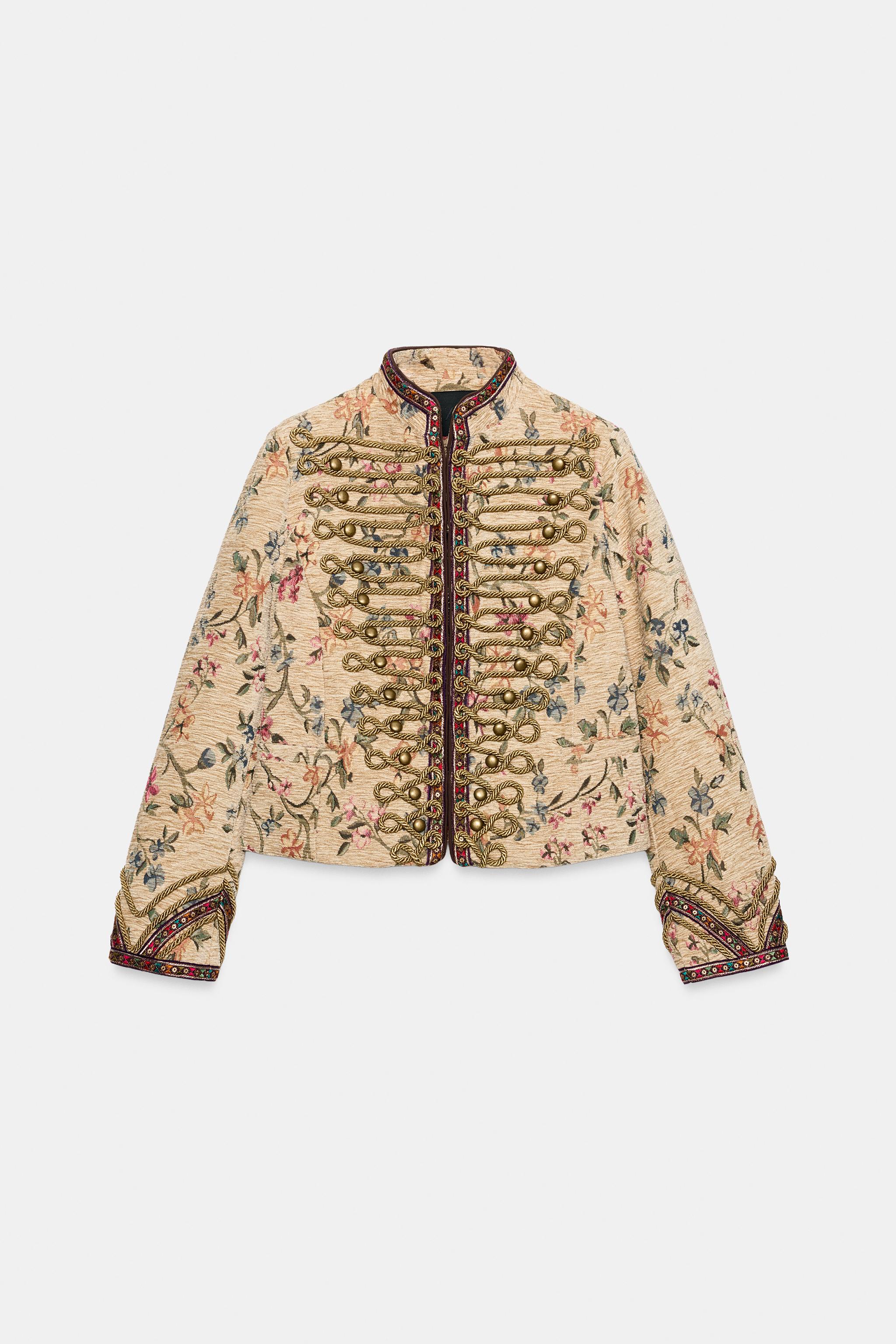 EMBROIDERED FROG FASTENING JACKET ZW COLLECTION