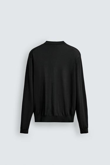 100% SILK CARDIGAN AARON LEVINE X ZARA - Black by Zara - Image 6
