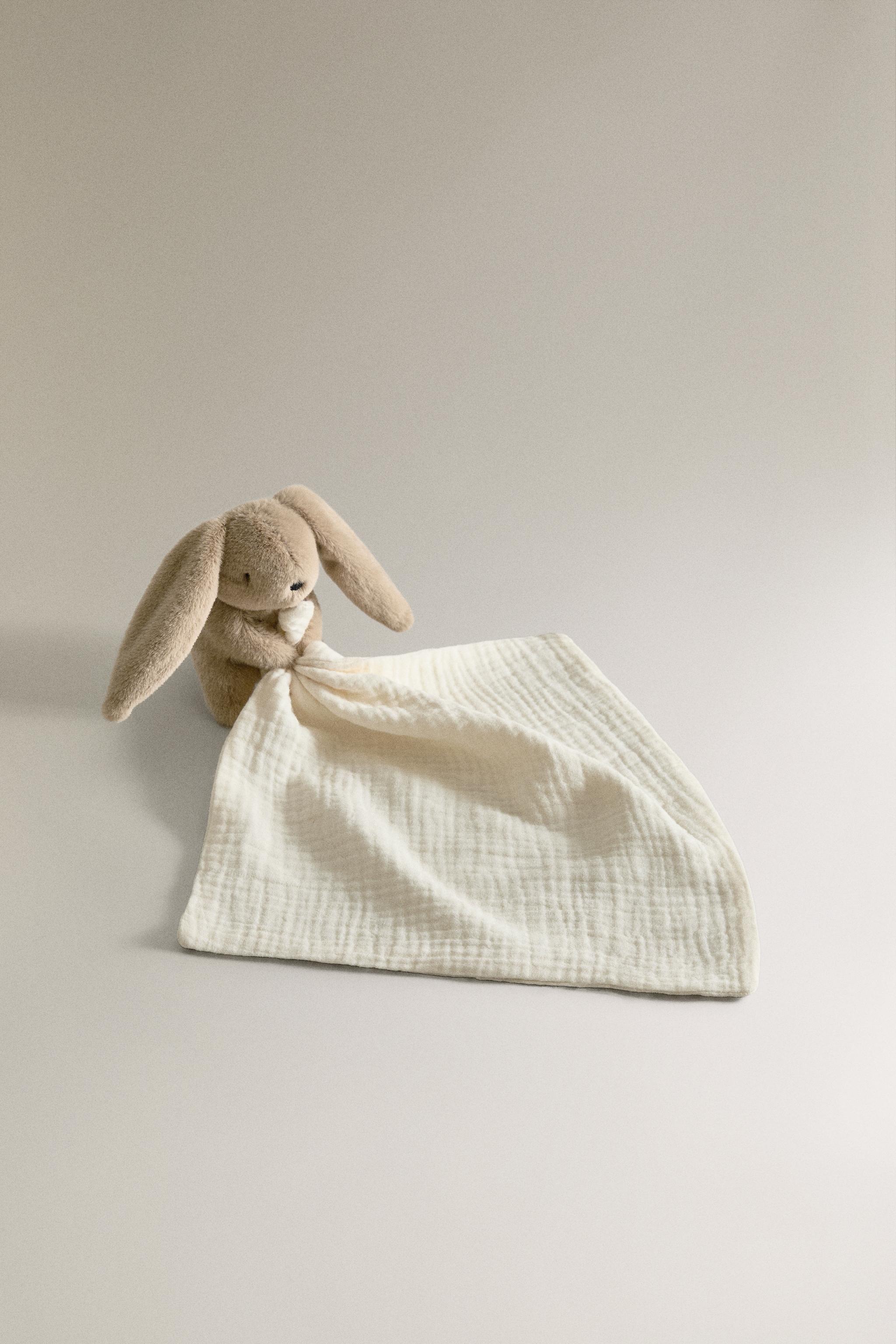 Zara KIDS' RABBIT BLANKET TOY — фото 2