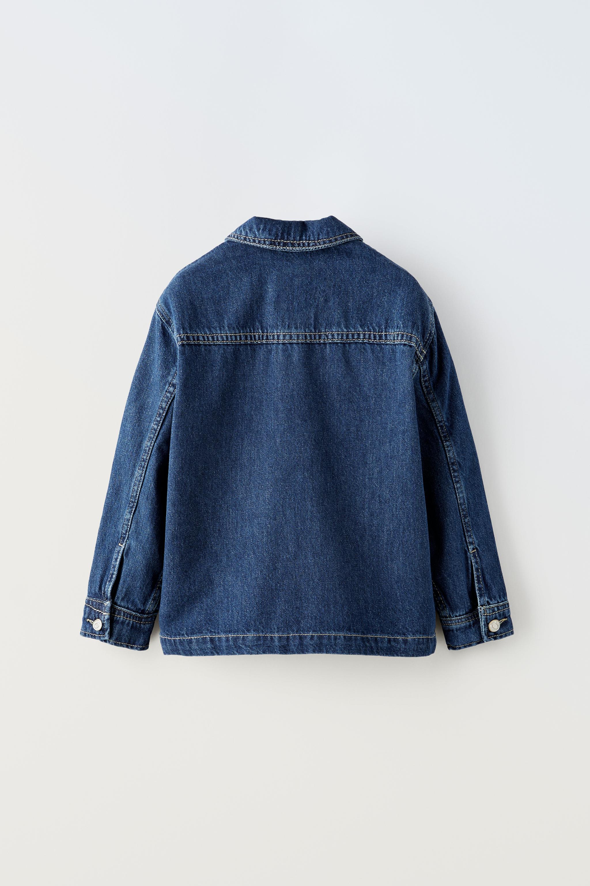 ポケット デニムシャツジャケット - ブルー | ZARA Japan / 日本