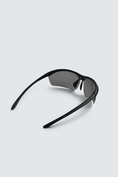 LUNETTES DE SOLEIL MIROIR - Noir de Zara - Image 6
