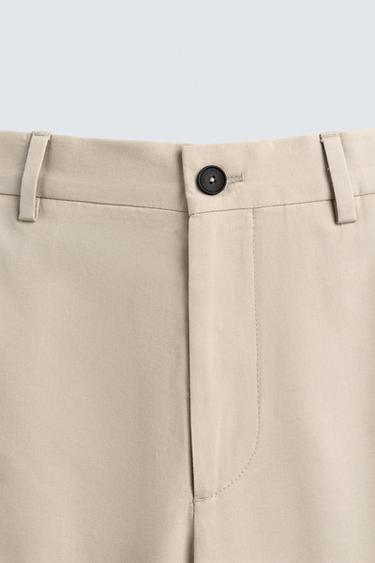 STRAIGHT FIT TROUSERS LIMITED EDITION - Oyster-white by Zara - Image 8